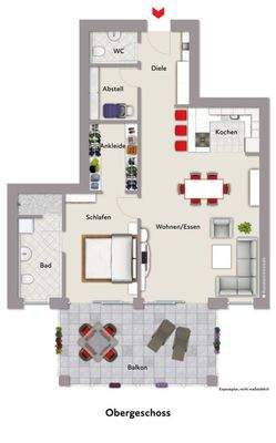 Wohnung 5 / 1. OG Mitte