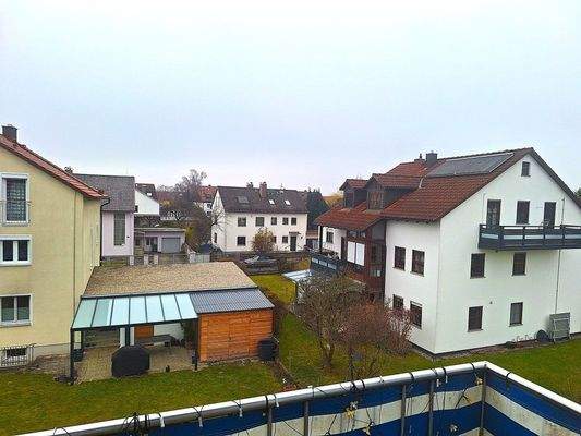 Ausblick vom Balkon