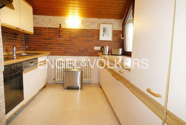 Einbauküche im Dachgeschoss