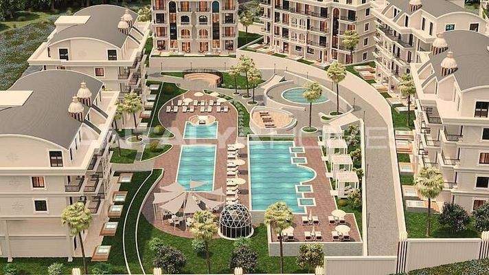 Luxury Flats Within Walking Distance to the Sea in Turkler Alanya