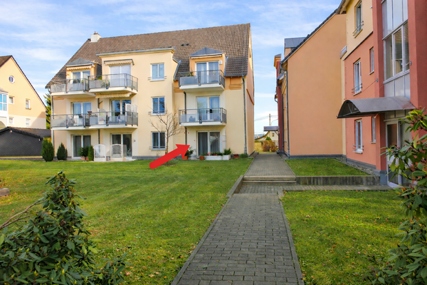 Innenhof mit Wohnungssicht