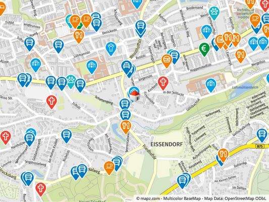 Geolyzer Kartenausschnitt