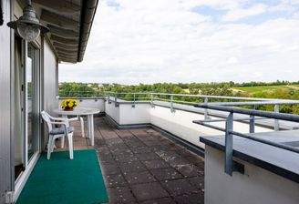 Dachterrasse mit Ausblick