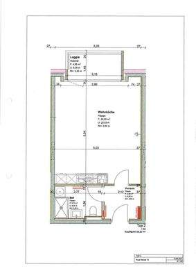 Plan - Modernes und geräumiges Appartement mit großer Loggia und Bergblick
