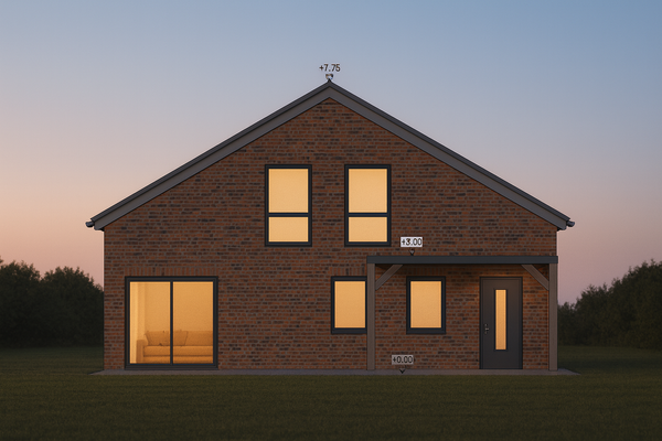 Westansicht Visualisierung