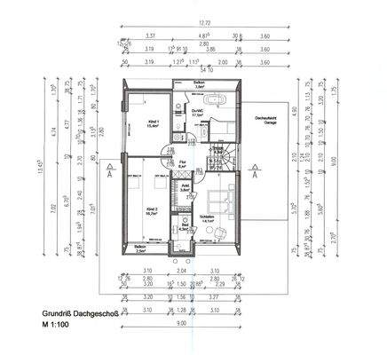 Grundriss Dachgeschoss