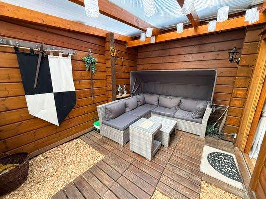 Überdachte Terrasse