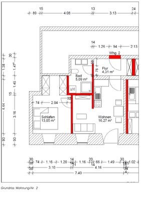 Grundriss EG Wohnung