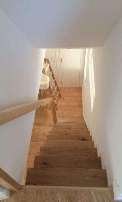 Treppe zum Spitzboden