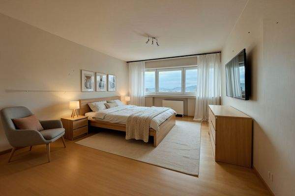 Schlafzimmer 1 -  (KI generiertes Visualisierungsbeispiel)