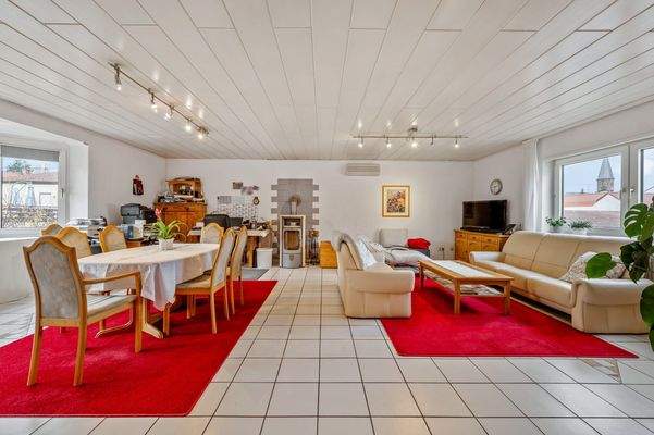 Teilansicht Wohnzimmer Einfamilienhaus