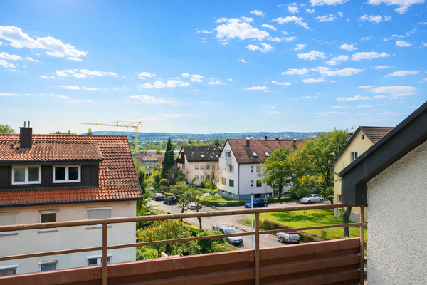 Aussicht vom Balkon