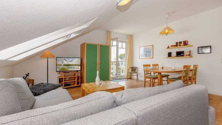 Das helle Wohnzimmer 