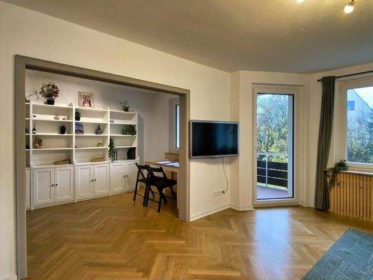 Drittes Zimmer, derzeit zum Wohnbereich geöffnet