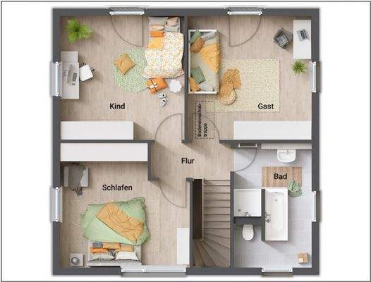 Grundriss Dachgeschoss