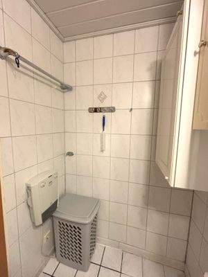 Waschmaschinenanschluß im Bad