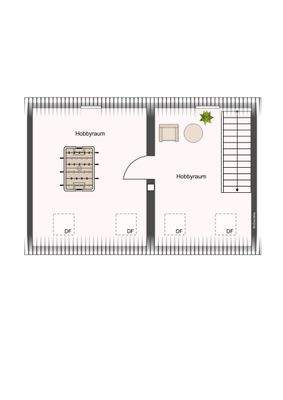 Grundriss Spitzboden