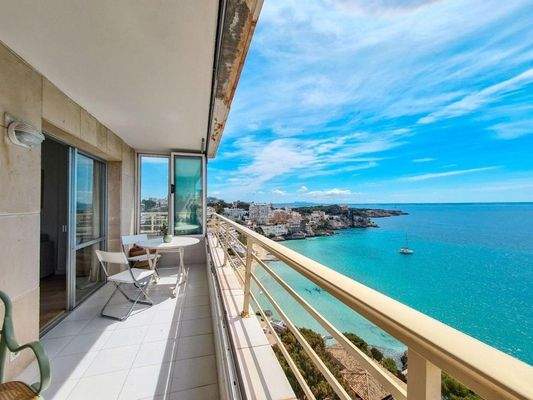 Mietwohnung mit direktem Meerzugang in San Agustin, Mallorca