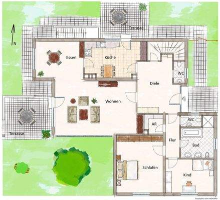 Grundriss Erdgeschoss