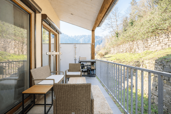 Balkon mit Schwarzwaldblick