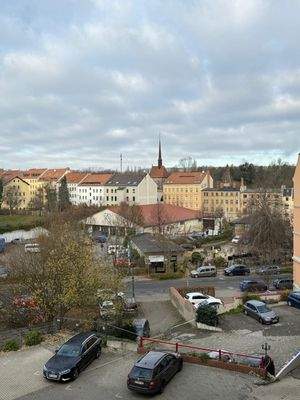Stadtansicht mit Kirche