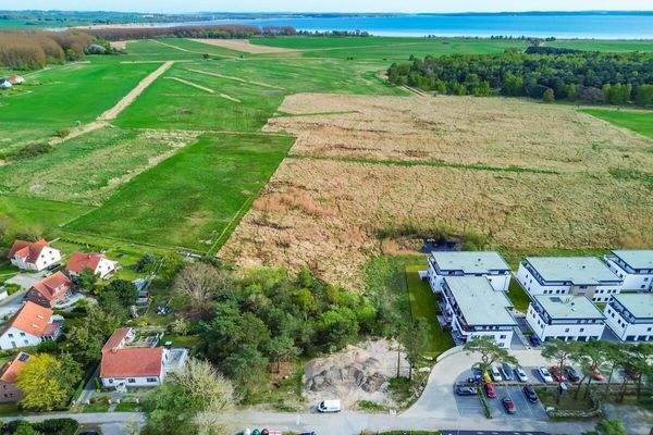 Luftbildaufnahme - Boddenblick
