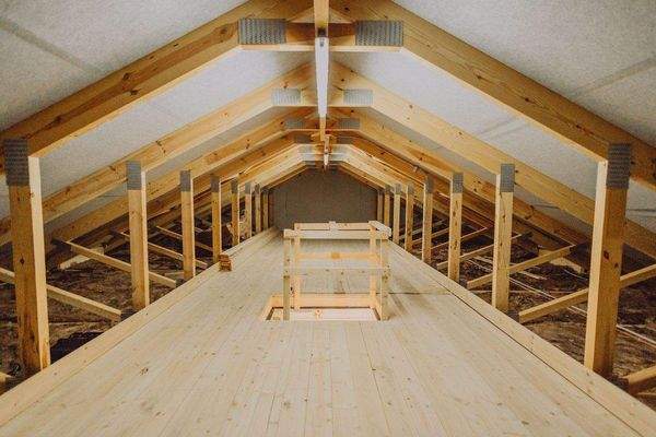 Spitzboden als Lagerfläche