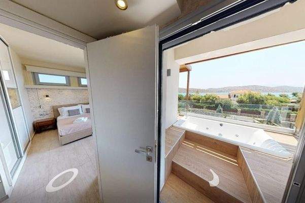 Kreta, Tsifliki: Umweltfreundliche Villa mit Pool, Garten und Whirlpool bei Elounda zu verkaufen