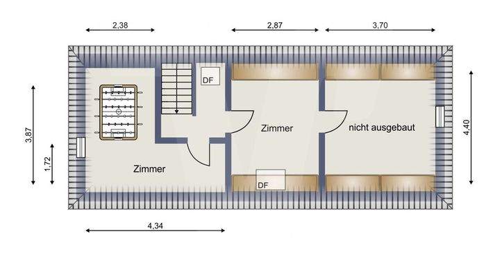 Grundriss Dachgeschoss