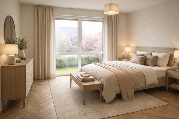 Einrichtungsbeispiel Schlafzimmer