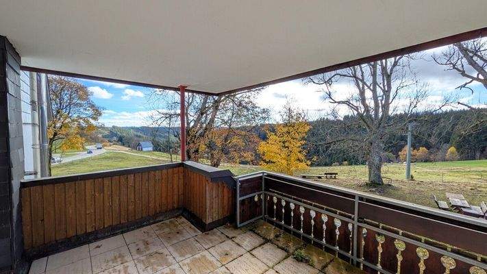 Balkonvariante mit Ausblick