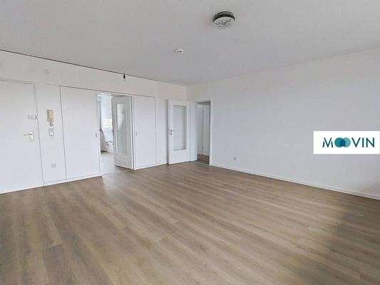 Ansicht II: Wohn- und Esszimmer