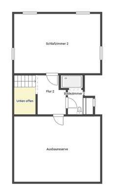 Grundriss Skizze 1.OG