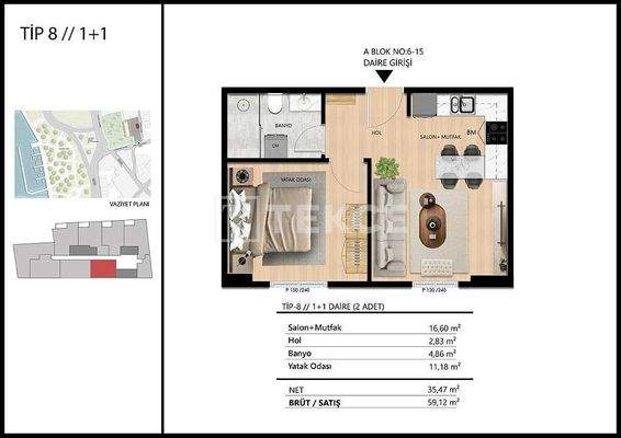 Properties Near Tersane İstanbul and Golden Horn in Beyoğlu