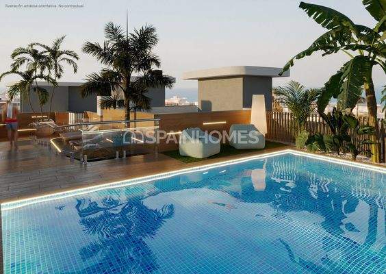 Flats with Rooftop Pool near the Beach in Santa Pola Alicante