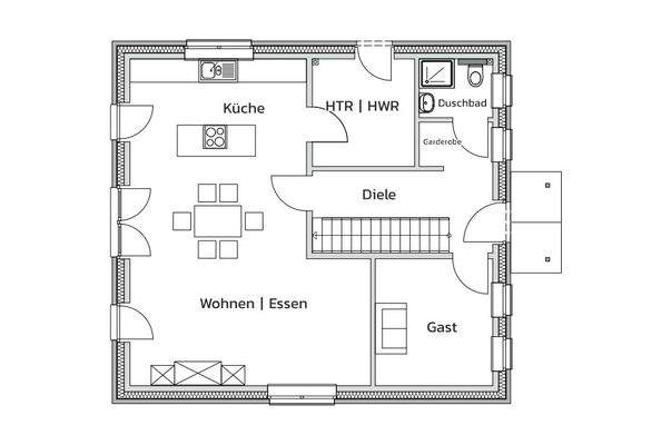 Beispielgrundriss EG