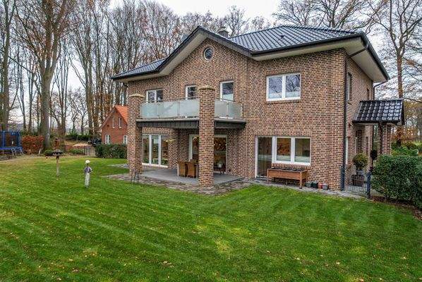 Gartenansicht des Wohnhauses