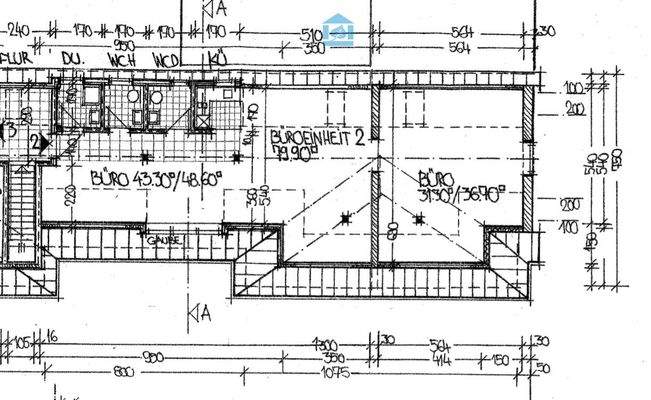 Grundriss Büro Jahnstr 12