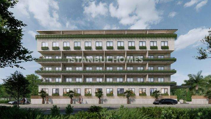 Commercial Real Estate with Pool near Metro in Istanbul Eyupsultan