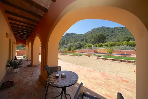 Überdachte Terrasse 