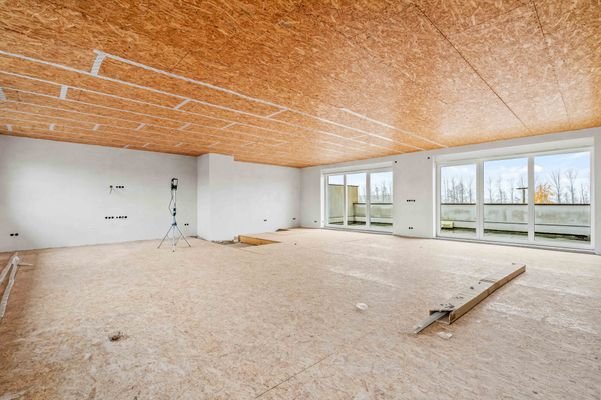 Haus 02 - Wohnzimmer - Perspektive 01