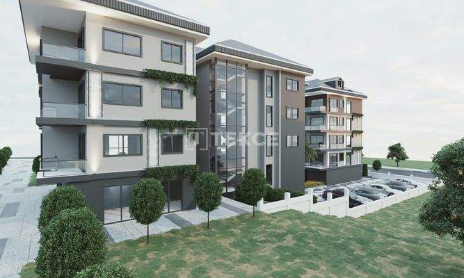 Elegant Apartments in a Rich Featured Complex in Alanya