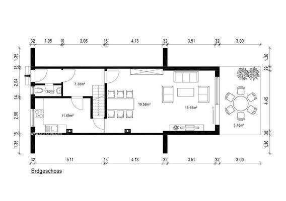 Grundriss Erdgeschoss