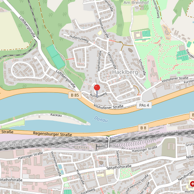 Lageplan - Hanglage Donaublick