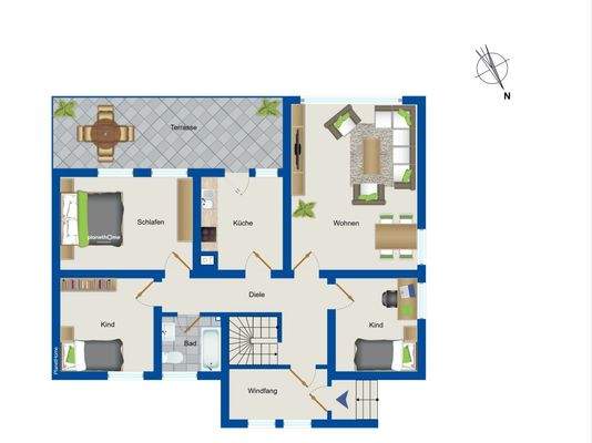 Grundriss Erdgeschoss