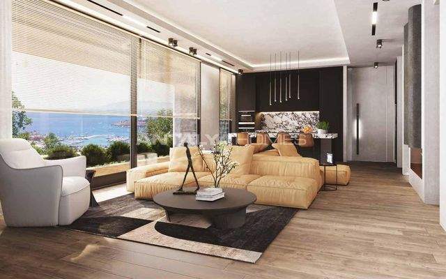 Houses with Bodrum Castle and Sea Views