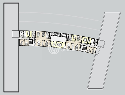 17. - 22. OG Grundriss