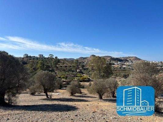 Kreta, Pitsidia: Grundstück mit Baugenehmigung für drei Luxusvillen zu verkaufen