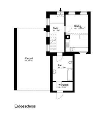 Grundriss Erdgeschoß