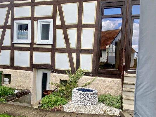 Direkter Zugang vom Wohnzimmer aus